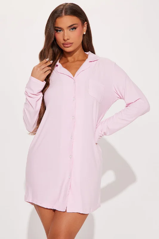 Cozy Moments PJ Sleep Shirt - Pink