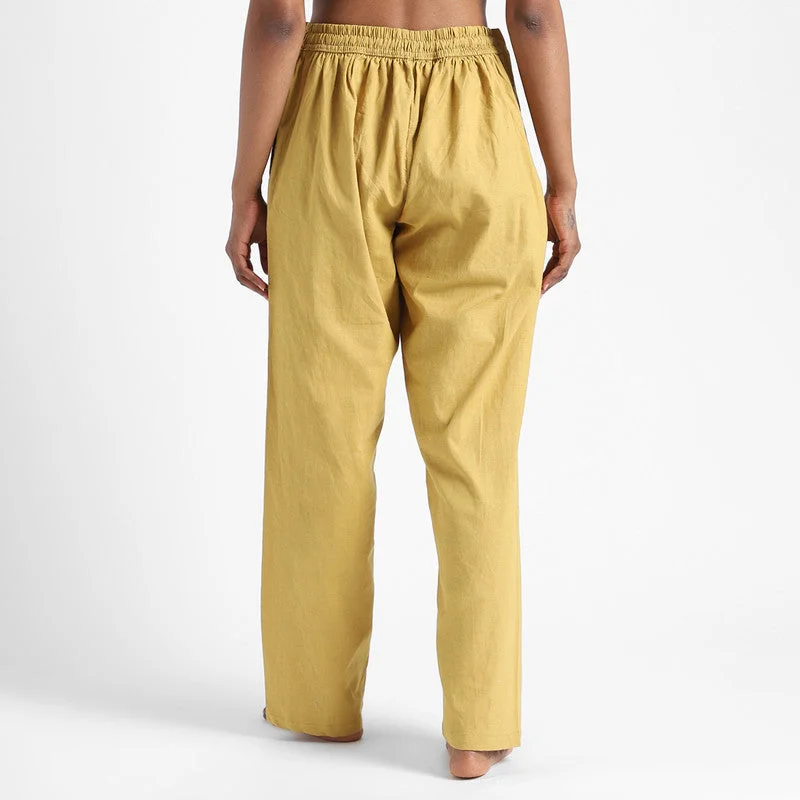 organic-cotton-pants-for-women-slim-fit-turmeric-yellow