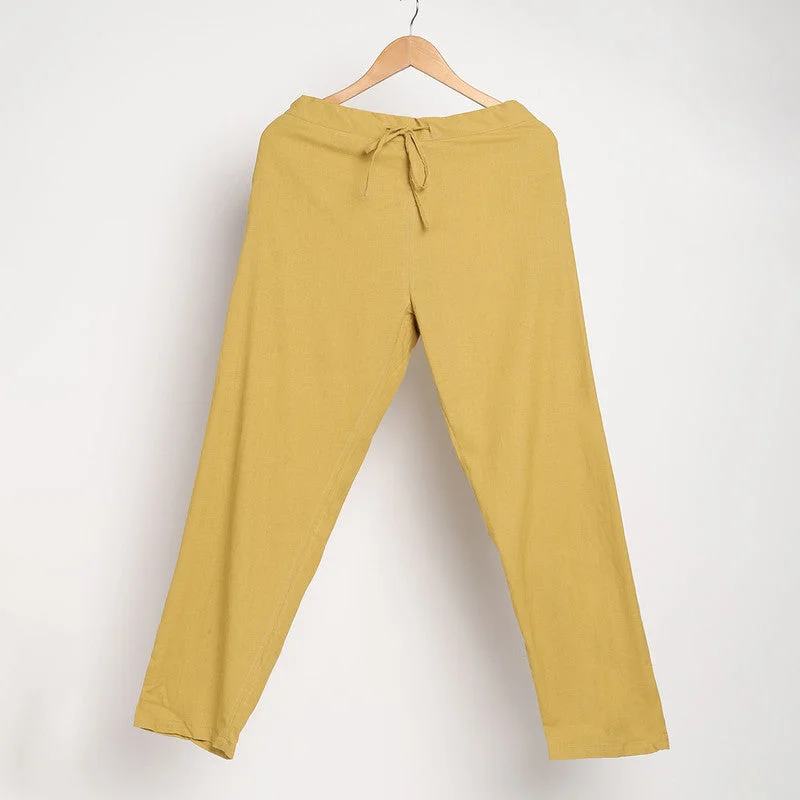 organic-cotton-pants-for-women-slim-fit-turmeric-yellow