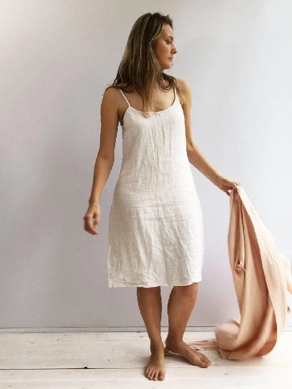 Slip Dress 'Iris', Linen Slip Dress