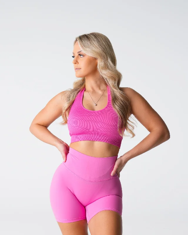 bubble-gum-pink-limitless-ribbed-seamless-halter-bra