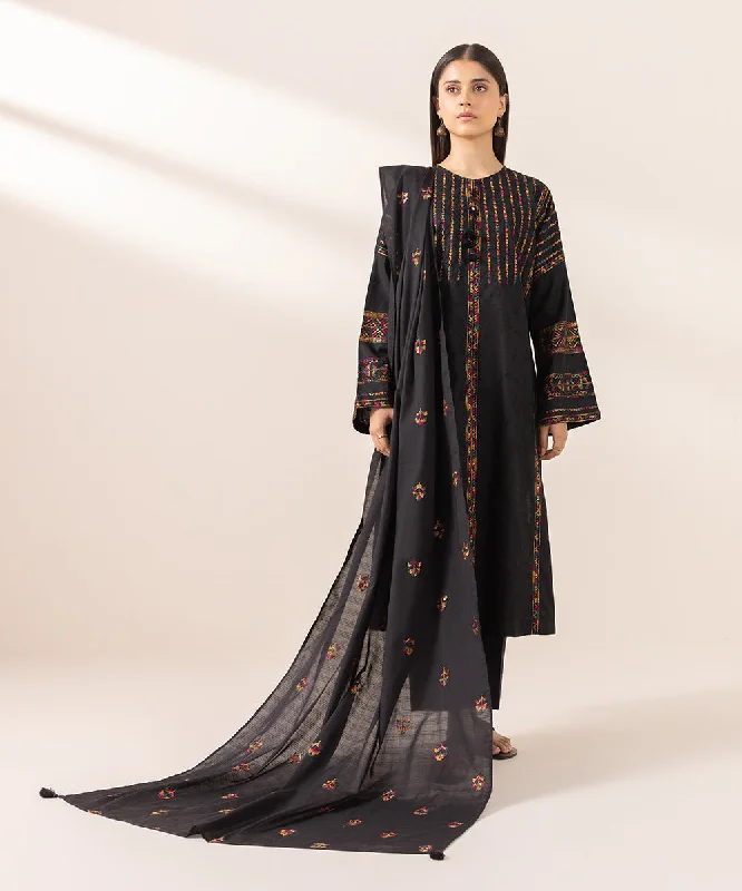 Embroidered Voile Dupatta