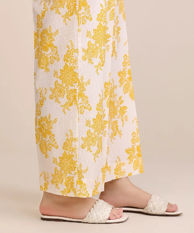 Printed Seersucker Culottes