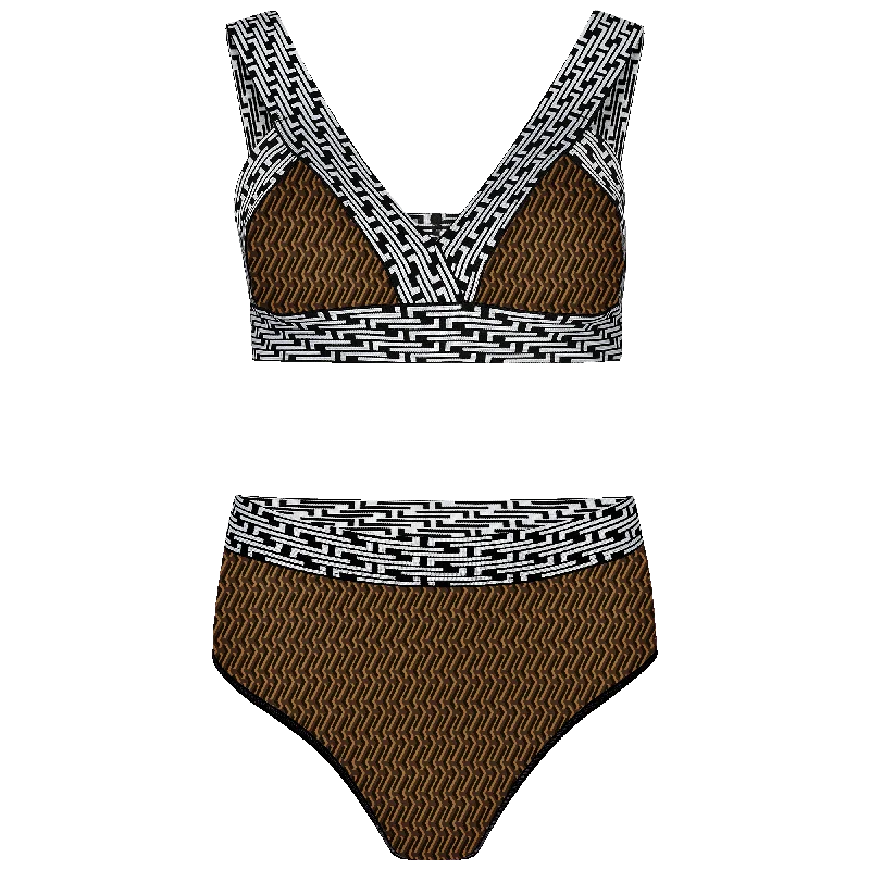 LL - Brown  Logo Mesh