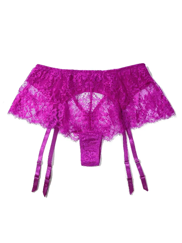 Prabal Gurung Eyelash Garter Short Countess Pink Sale