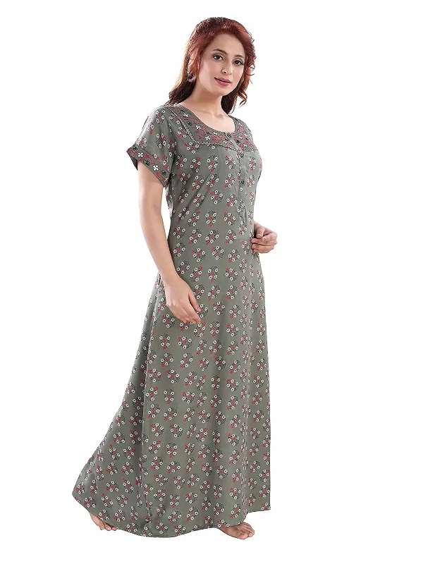 Sage Green Alpine Designer Nighty