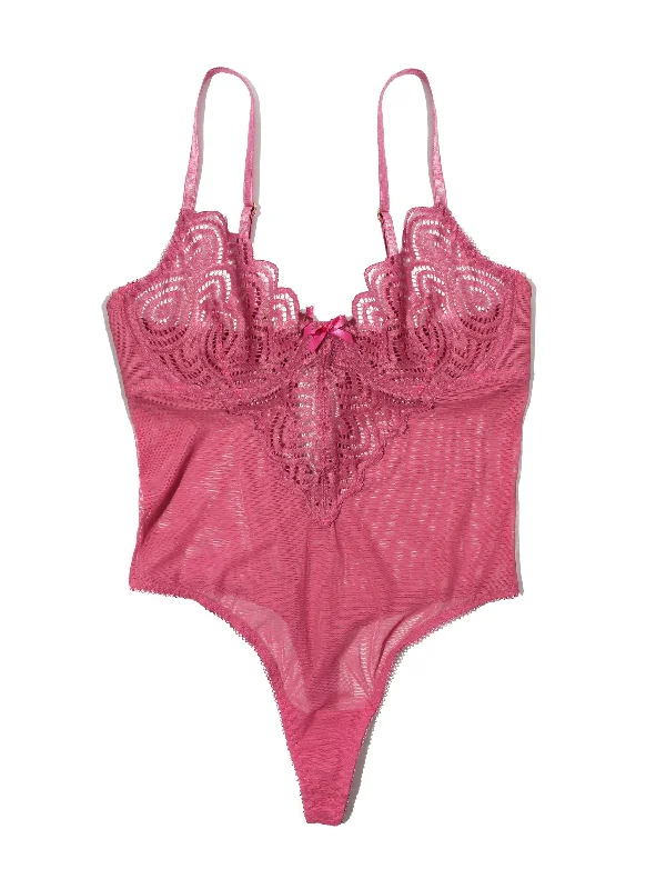 &oh™ Along The Lines Underwire Bodysuit Rosehip Pink Sale