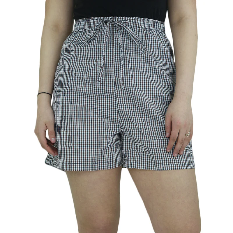 Women's Plaid Sleepwear Short,Multi