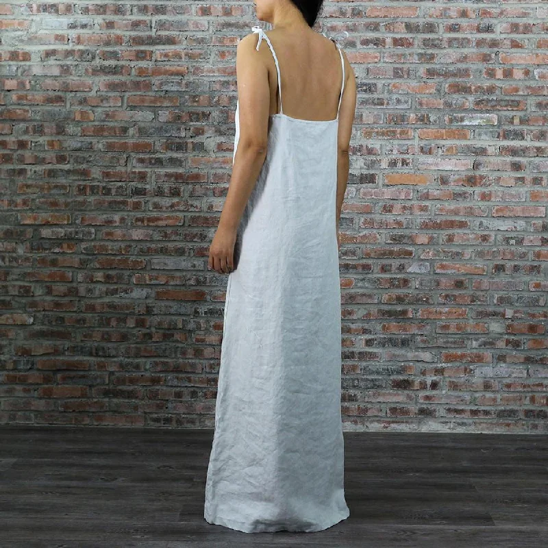 Long Linen Night Gown