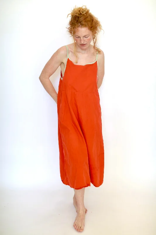 Midi Slip,  Tomato