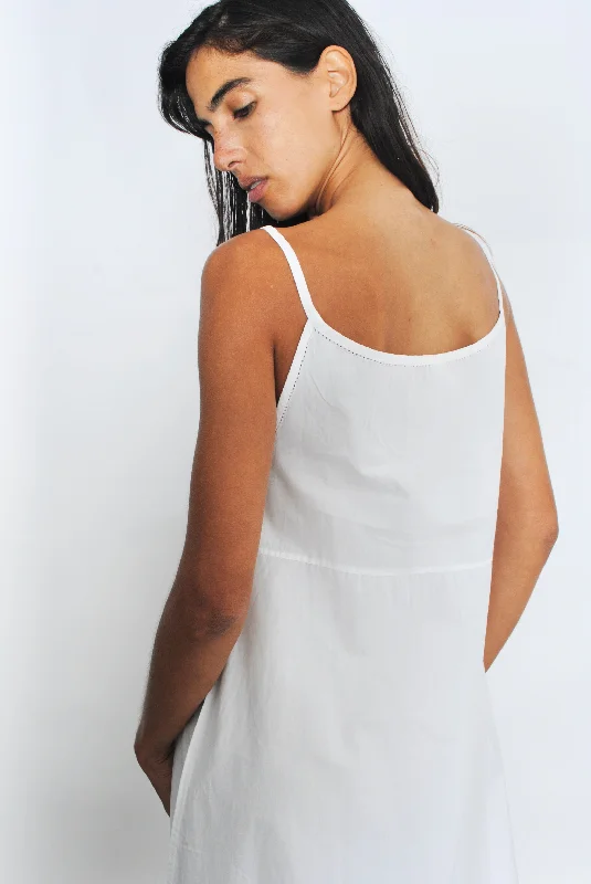 Midi Slip,  White