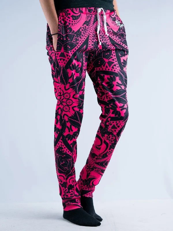 Pink Mandala Unisex Pajama Pants