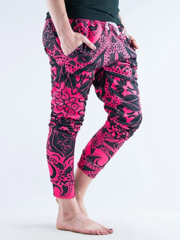 Pink Mandala Unisex Pajama Pants