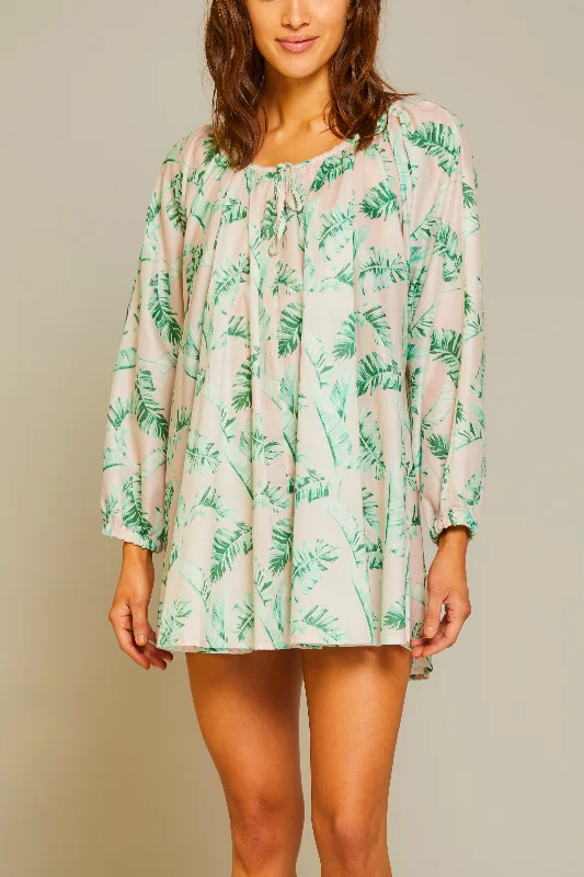 Banana Leaves Nini Nightie - Pink