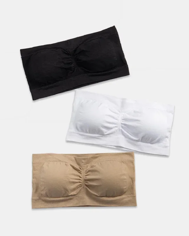 Coobie All-Match Bandeau Bra 9002 (3 Pack)