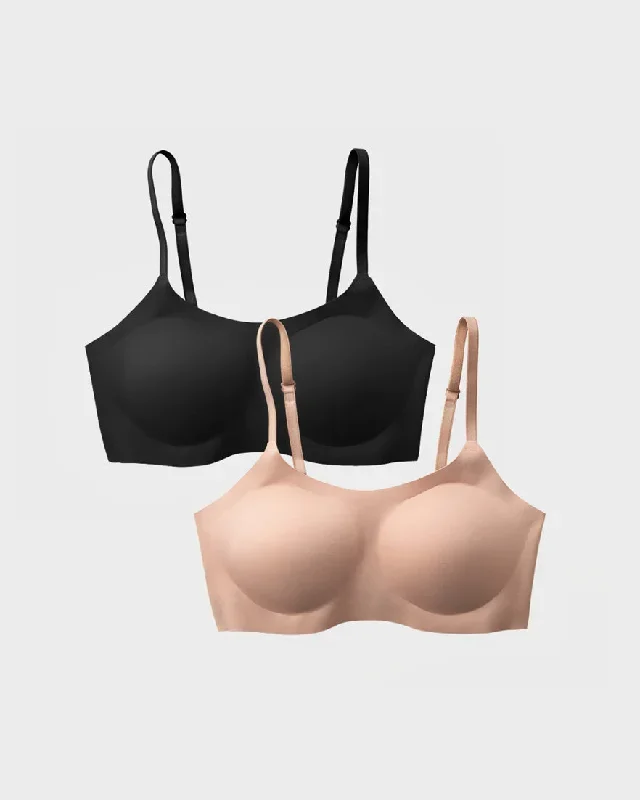 Bralette Bundle Black and Nude