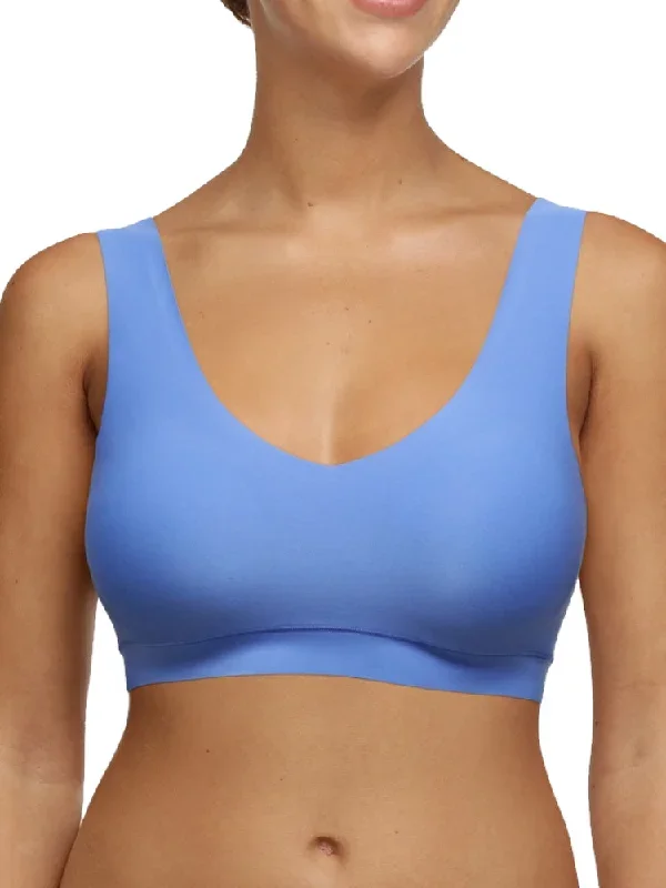 SoftStretch V-Neck Jersey Crop Top