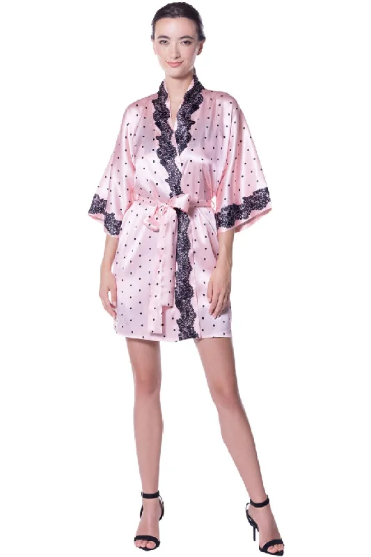 Christine Amelie Print Short Robe AME4002