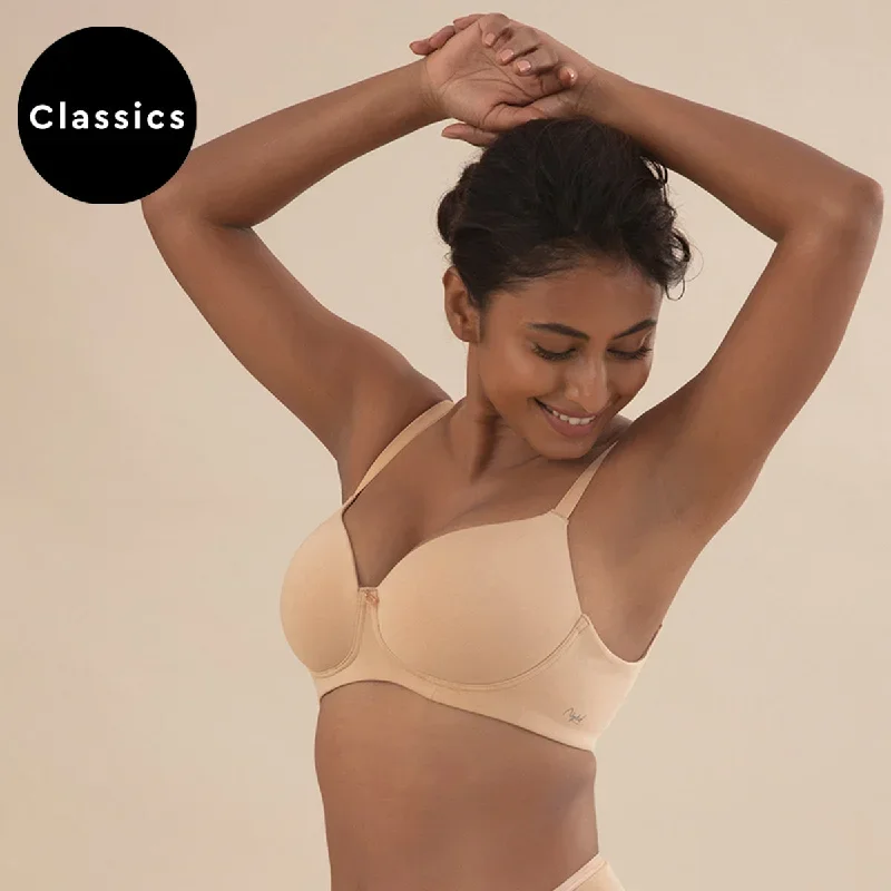 Nykd by Nykaa Cups of Joy Wire-free Shaping Bra - Sand NYB094