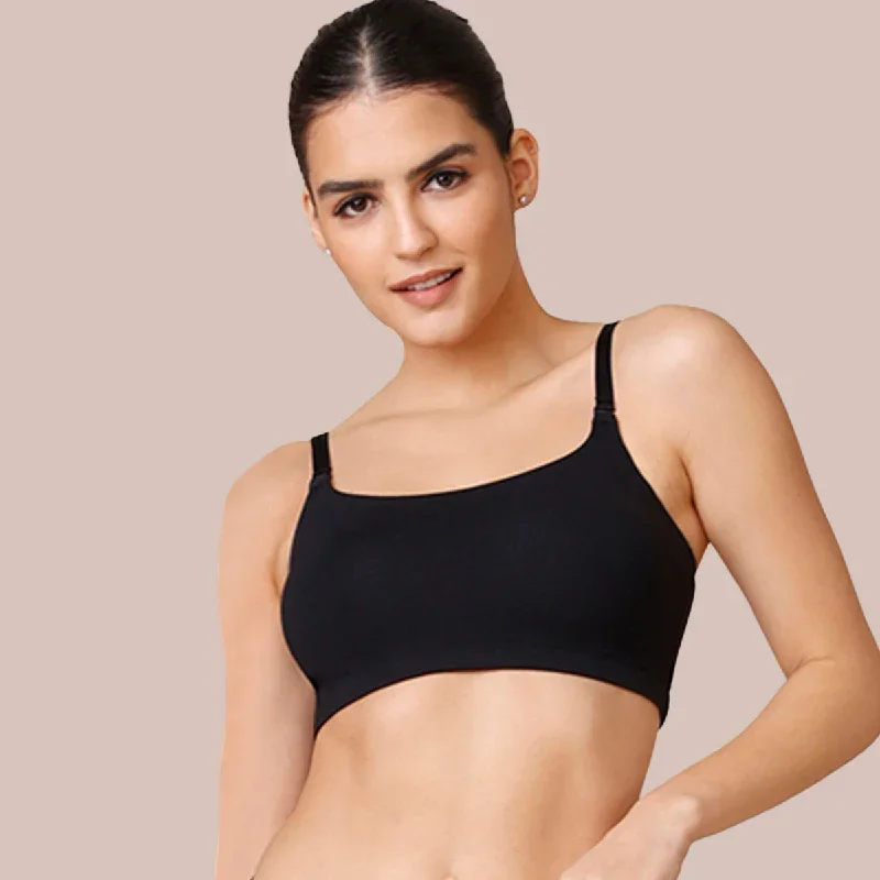 Easy Breezy Slip on Bra - Anthracite NYB165