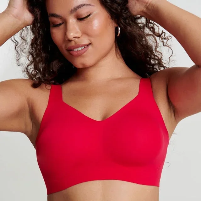 Evelyn & Bobbie Beyond Limited Ruby Red Wireless Bra