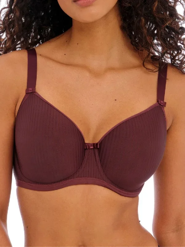 Idol Moulded Balcony Bra - Dark Cherry