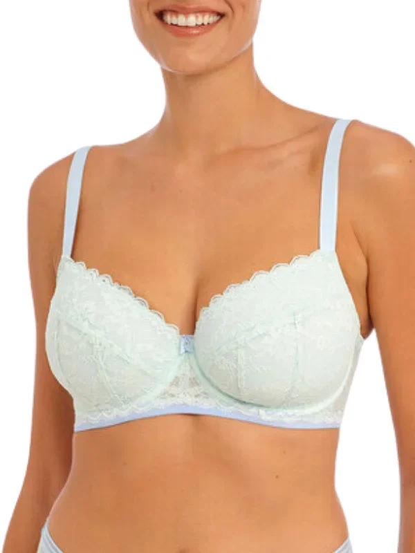 Offbeat Padded Half Cup Bra - Purewater