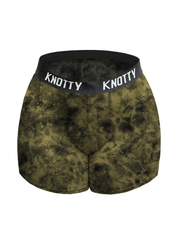 Green Acid Wash Boxer