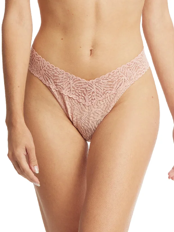 Hanky Panky Animal Instincts Original Rise Thong Inner Peace Beige