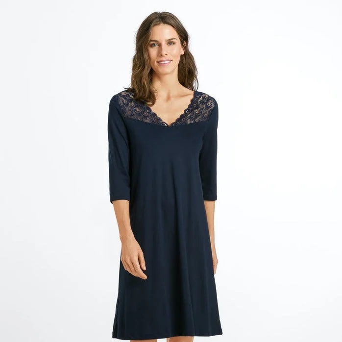 Hanro Moments 3/4 Sleeve Nightdress