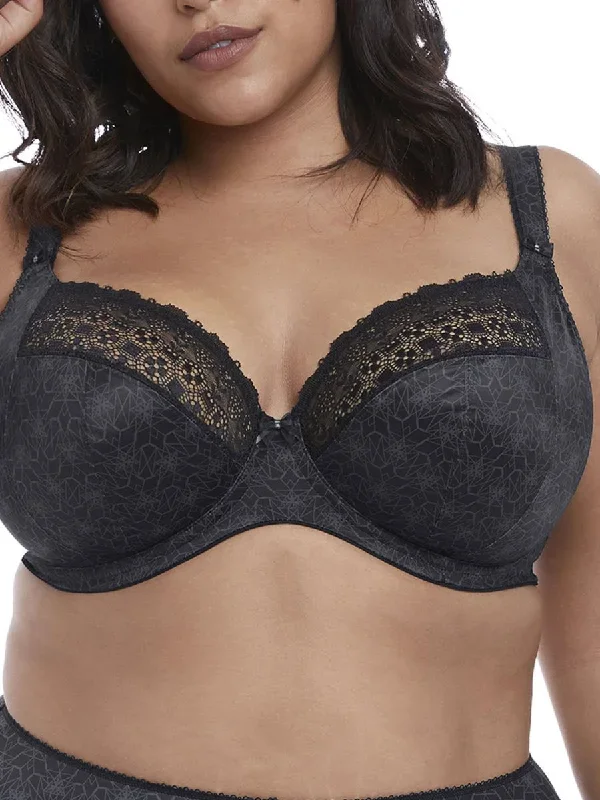 Kim Side Support Plunge Bra - Black