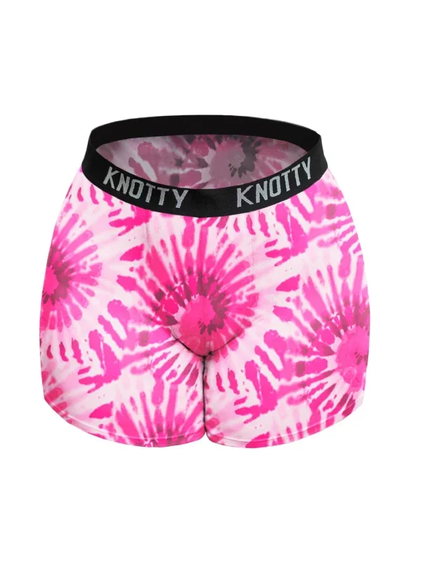 Pink Tie-Dye Boxer