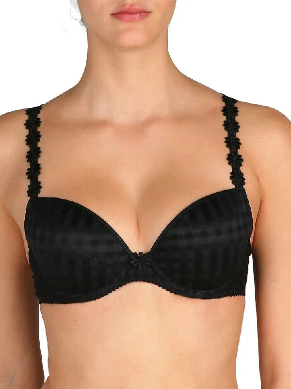 Avero Padded Plunge Bra - Black