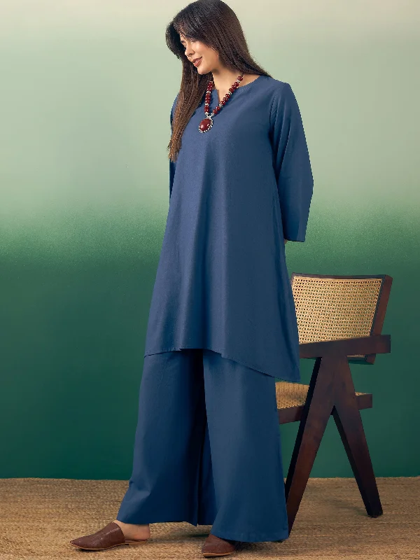 midnight-blue-v-neck-long-full-sleeve-kurta-palazzo-set