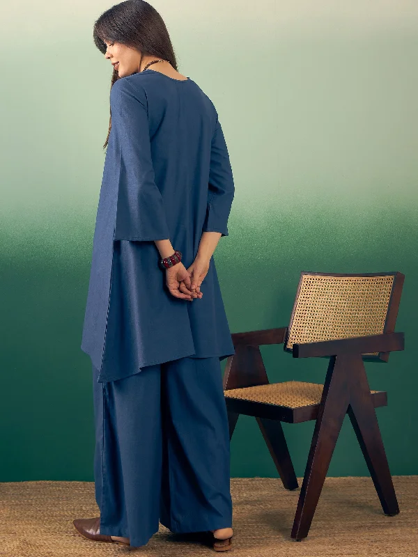 midnight-blue-v-neck-long-full-sleeve-kurta-palazzo-set