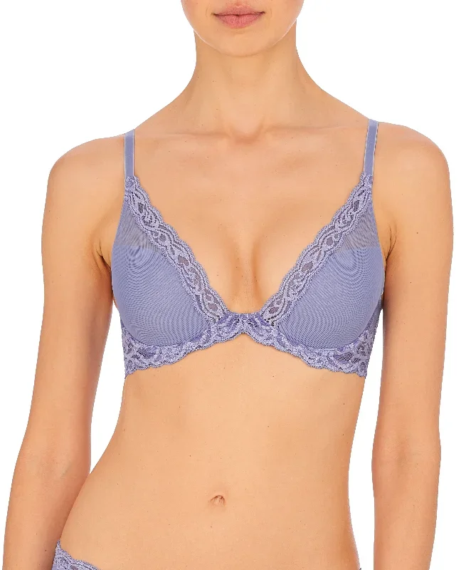 Natori Feathers Bluebell Plunge Contour Bra 730023