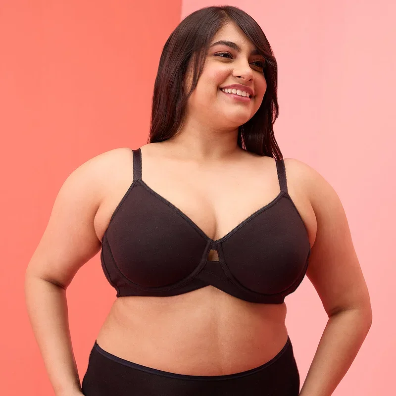 Nykd by Nykaa Support T-Shirt Bra Black NYB263