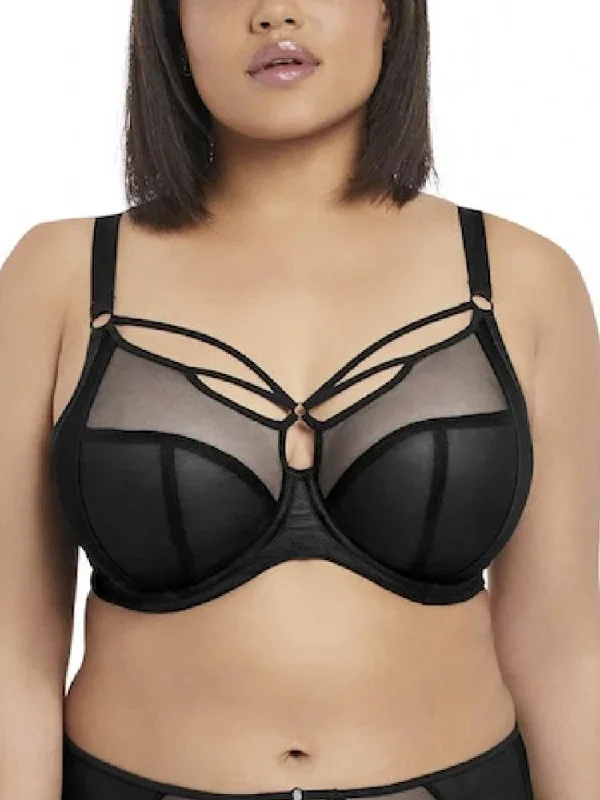 Sachi Side Support Plunge Bra - Black