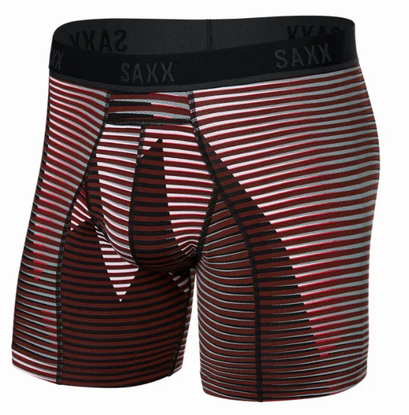 SAXX KINETIC LIGHT-COMPRESSION MESH Boxer Brief / Optic Mountain- Dark Brick-SXBB322