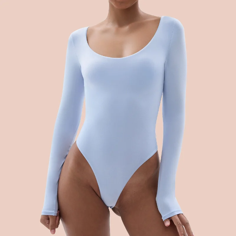 shapermax-long-sleeve-bodysuit-tops-scoop-neck-thong-body-suits