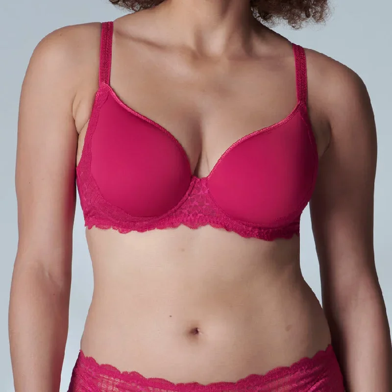 Simone Perele Reve Cranberry Spacer T Shirt Bra 12Z316