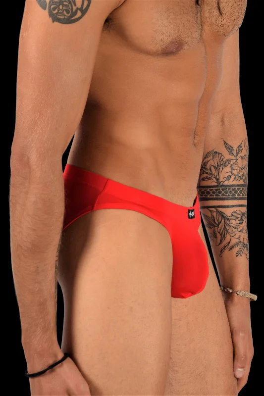 SMU Mini Sheer Sexy Briefs Colors Red Brief 60003 14