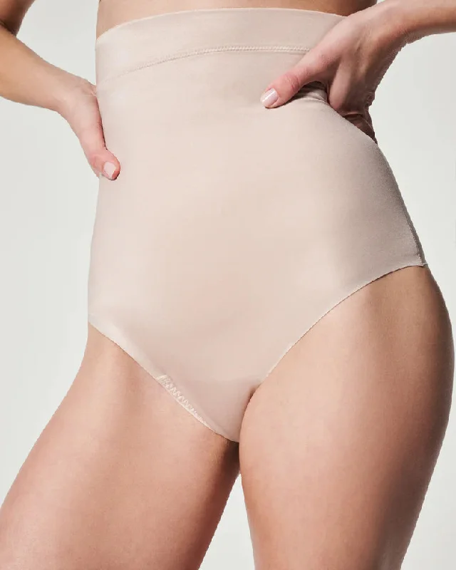 Spanx High Waisted Thong Nude