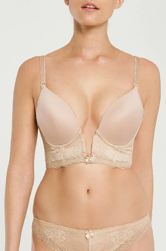 VaBien Enchanted Plunge Longline Bra