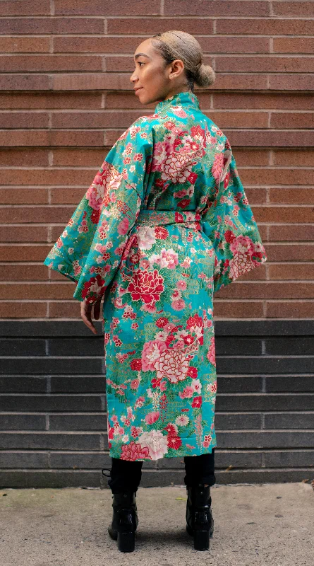 womens-turquoise-kimono-robe